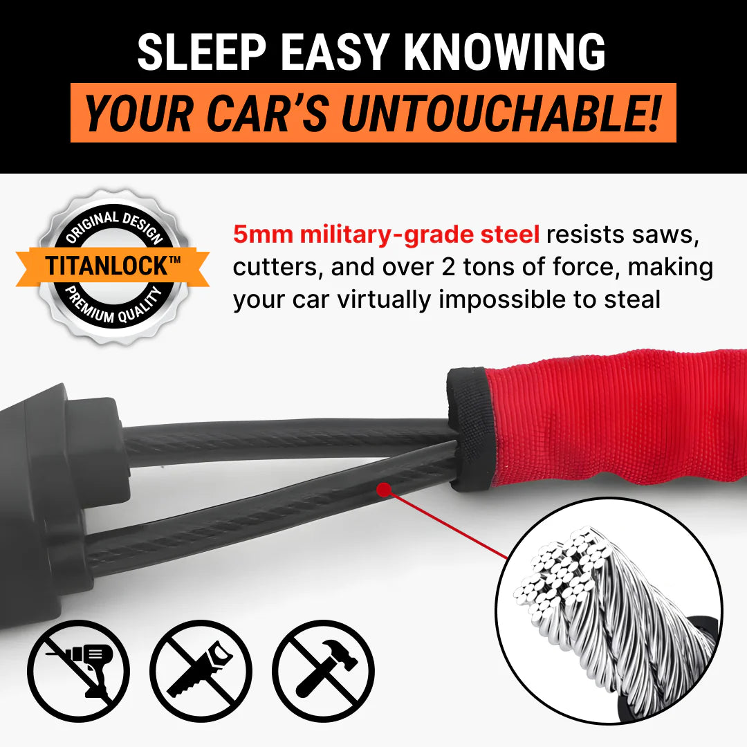 TitanLock™ Steering Wheel Lock | Best Car Security UK | Antiapex